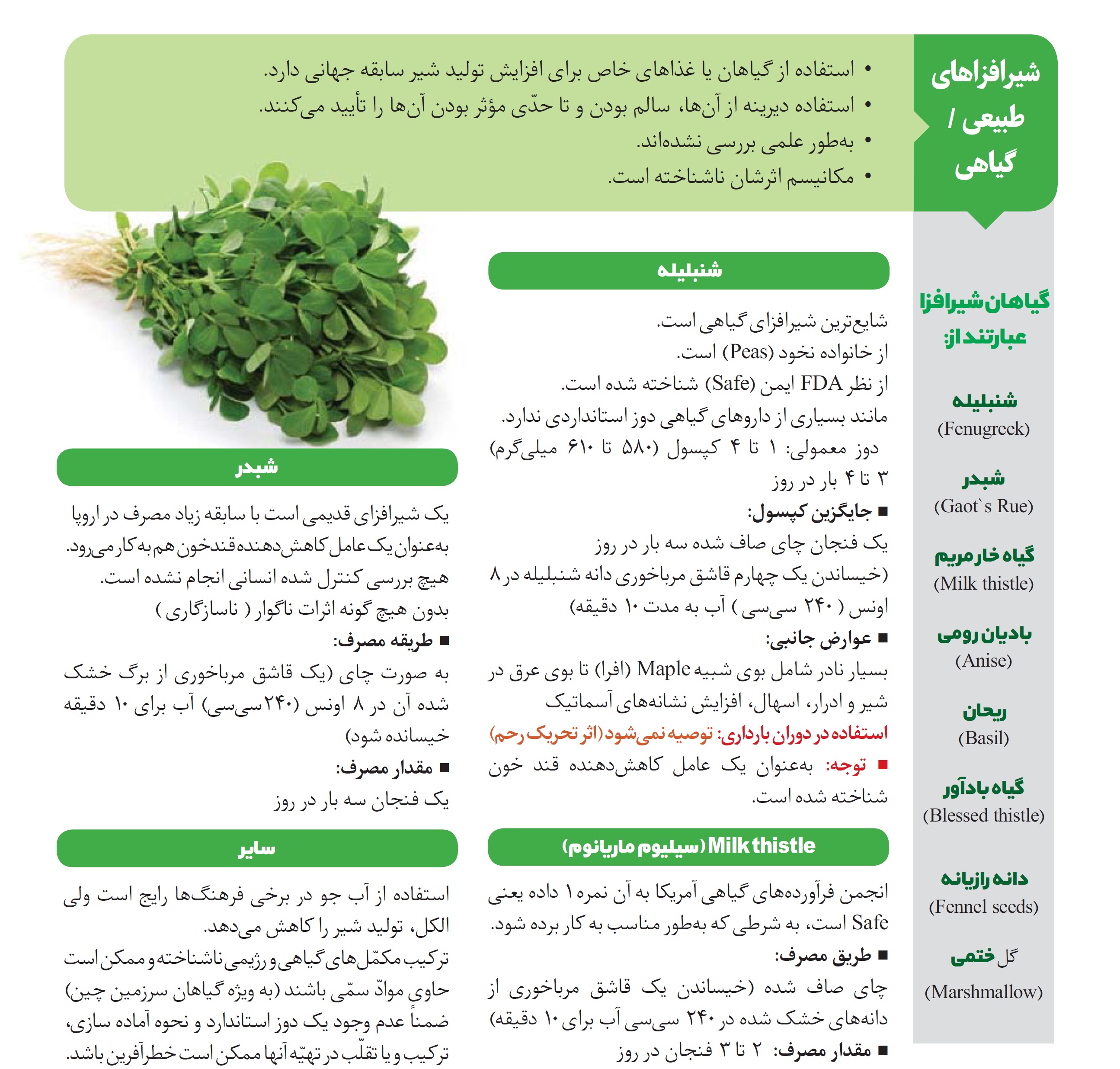 شیر افزا چی بخورم ؟